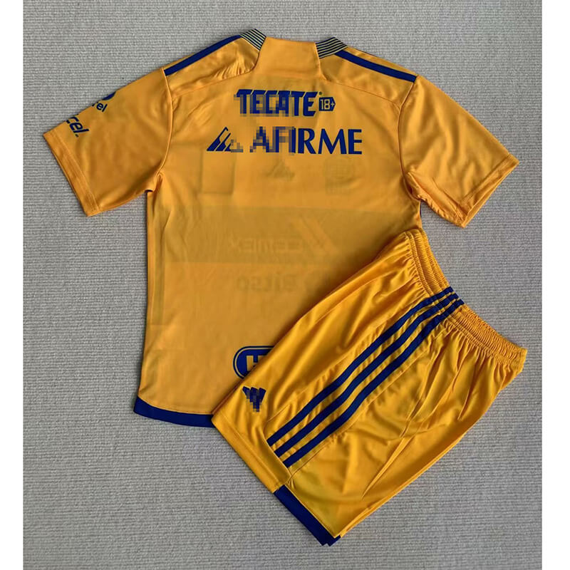 Camiseta Tigres UANL 2023/2024 Home Niño Kit